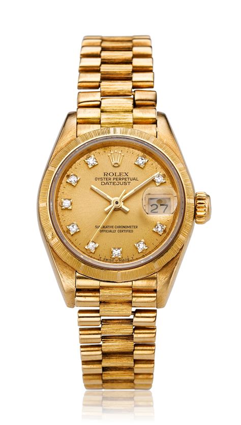 ladies gold dress rolex 1400 bronze face|used Rolex lady Datejust for sale.